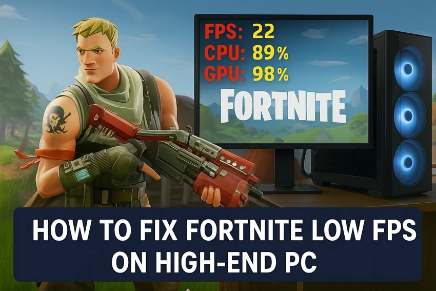 fortnite low fps on high end pc